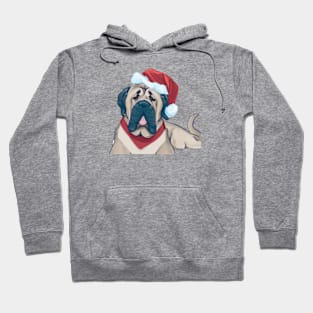 Cute Mastiff Drawing Hoodie